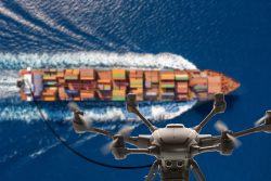 Maritime tethered drone expands coverage